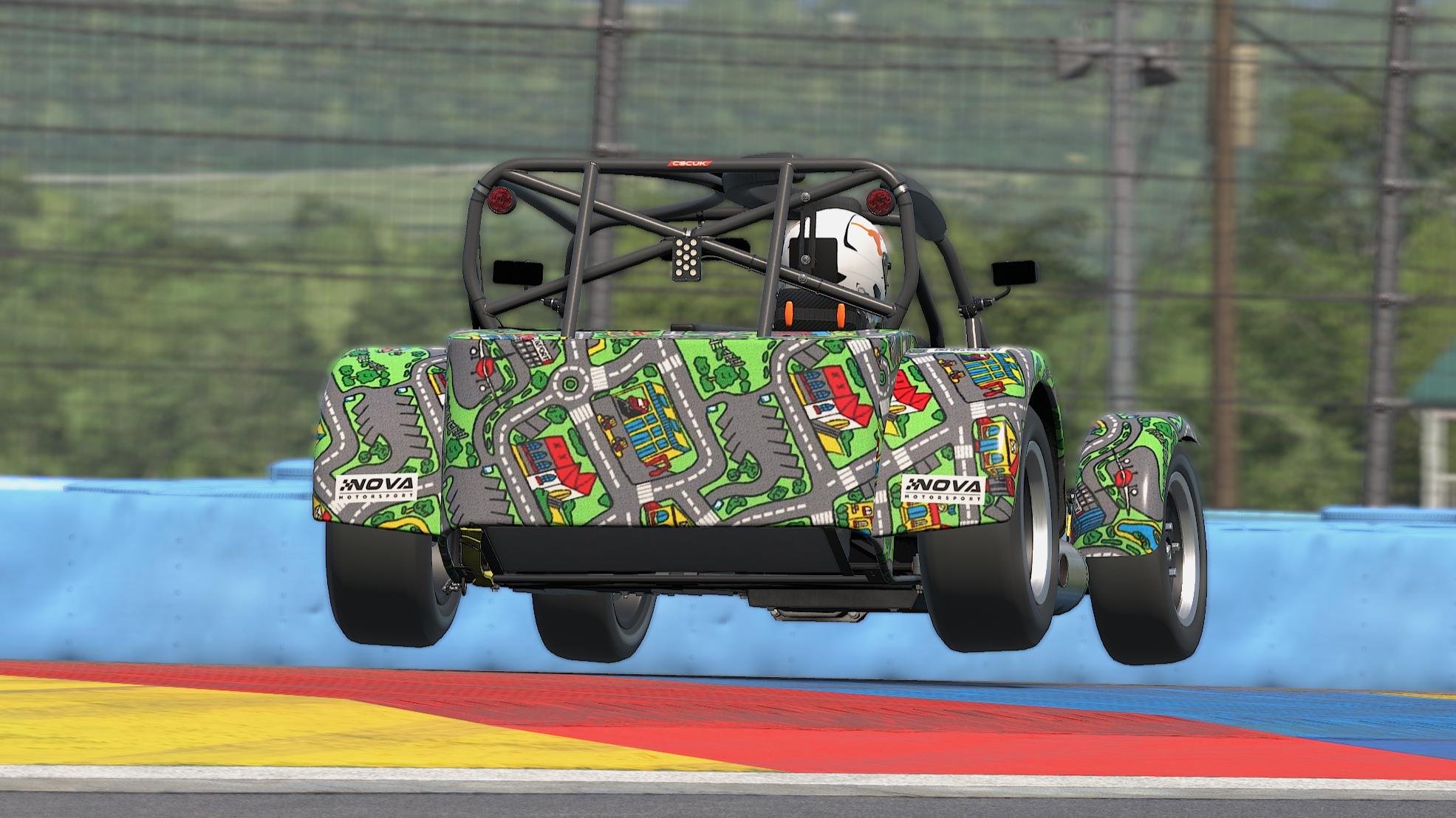 Preview of Car City Rug - Caterham 420R by Carson Rowland
