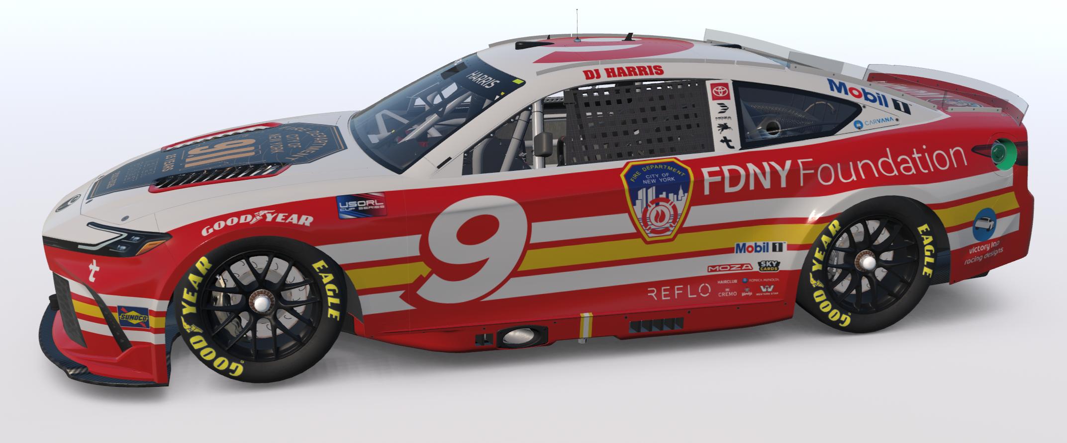 Preview of #9 - DJ Harris - FDNY Foundation Toyota Camry by Darrel Harris