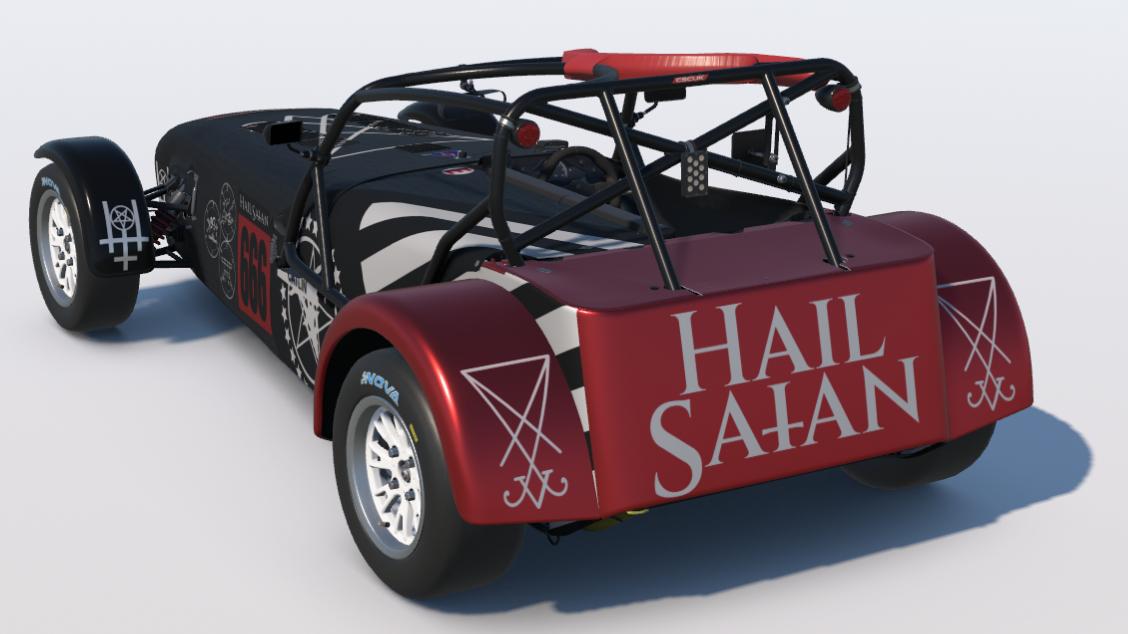 Preview of "HAIL SAtAN" Caterham 420R by Carson C.