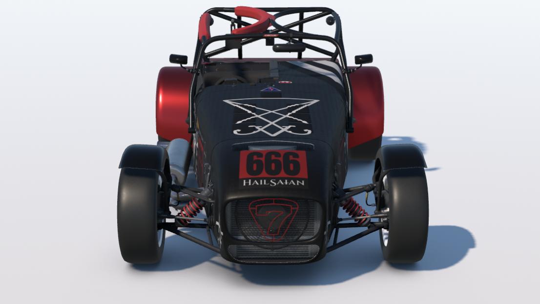 Preview of "HAIL SAtAN" Caterham 420R by Carson C.