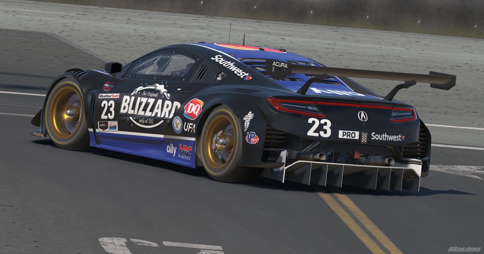 Preview of Southwest/Dairy Queen Acura NSX GT3 - Blue by Andrew Rattell