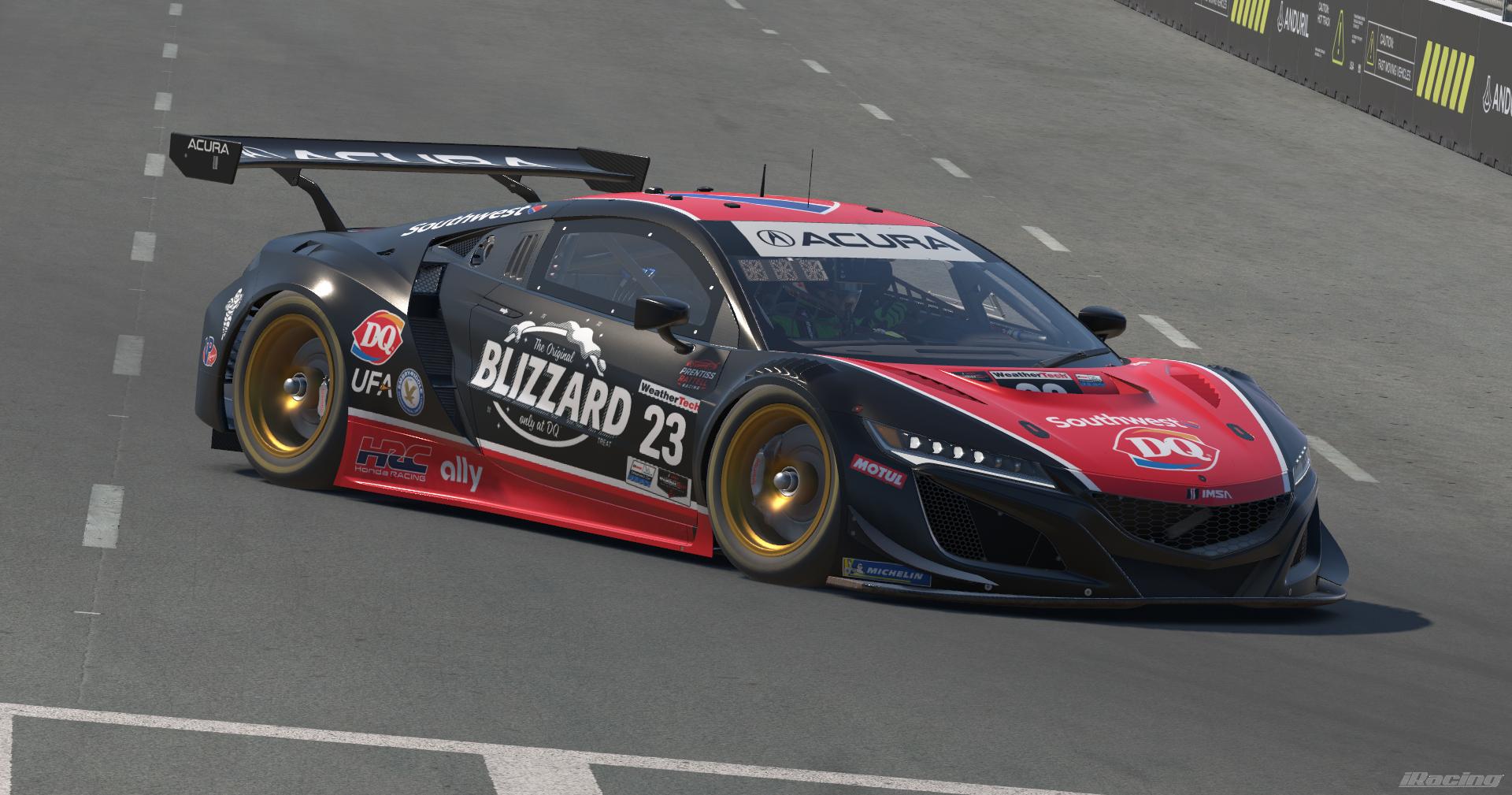 Preview of Southwest/Dairy Queen Acura NSX GT3 - Red by Andrew Rattell