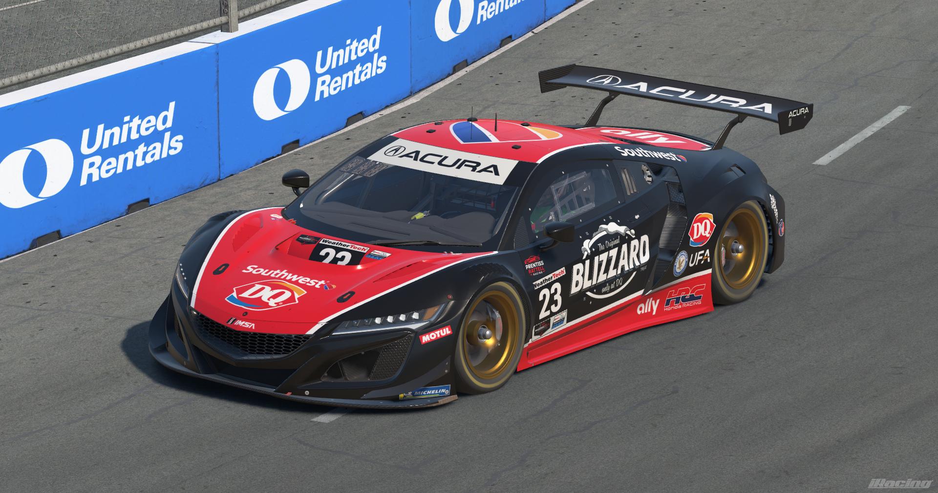 Preview of Southwest/Dairy Queen Acura NSX GT3 - Red by Andrew Rattell