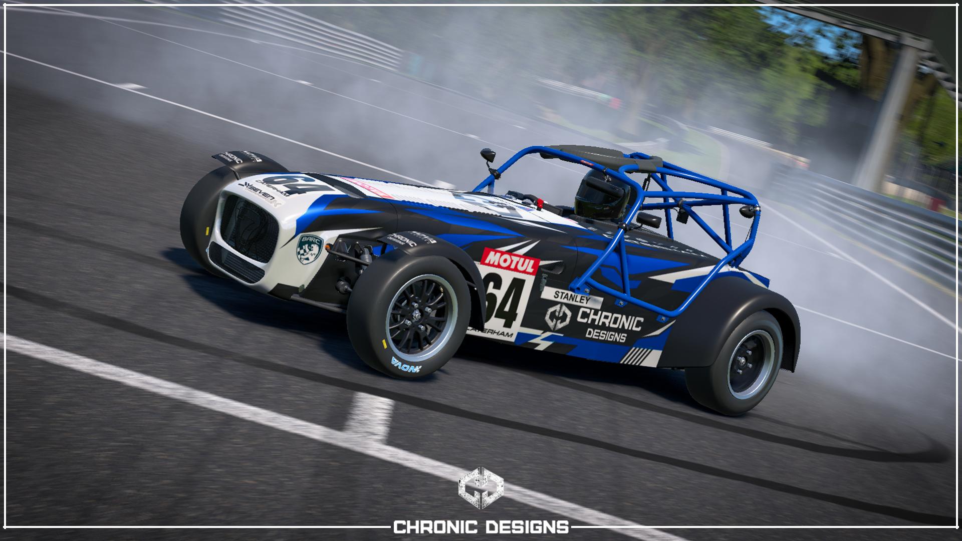 Preview of Chronic Designs Caterham 420R - Blue and White by Shane Stanley