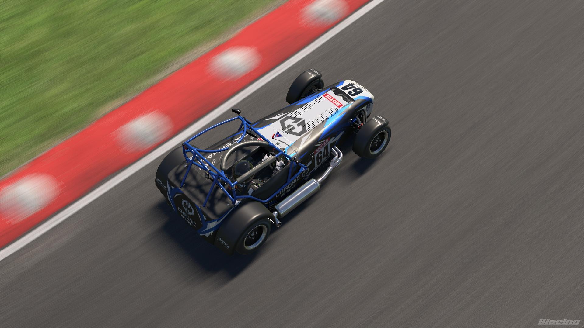 Preview of Chronic Designs Caterham 420R - Blue and White by Shane Stanley
