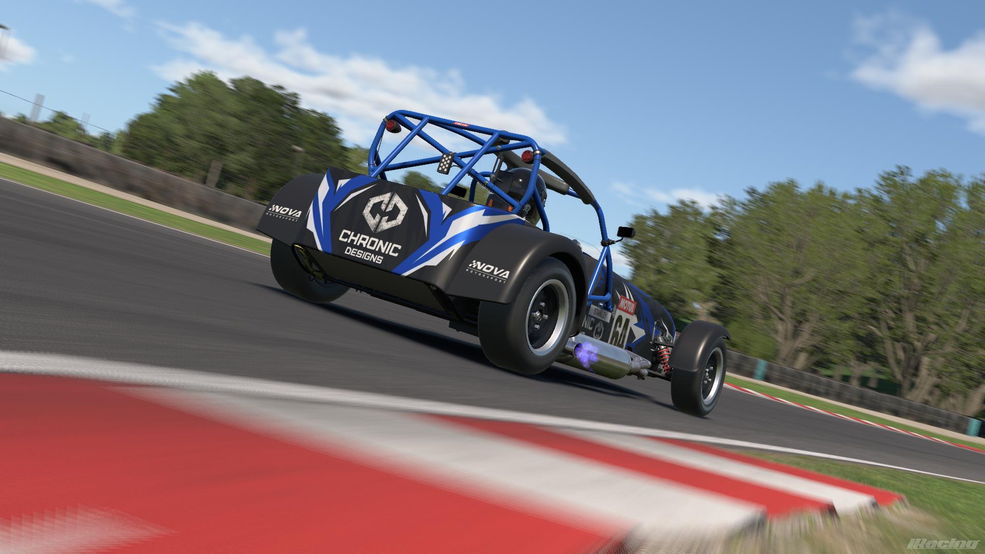 Preview of Chronic Designs Caterham 420R - Blue and White by Shane Stanley
