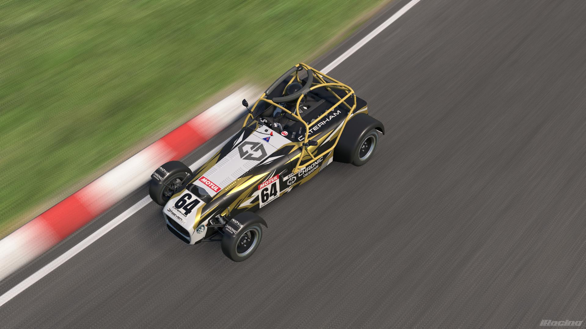 Preview of Chronic Designs Caterham 420R - Gold and White by Shane Stanley