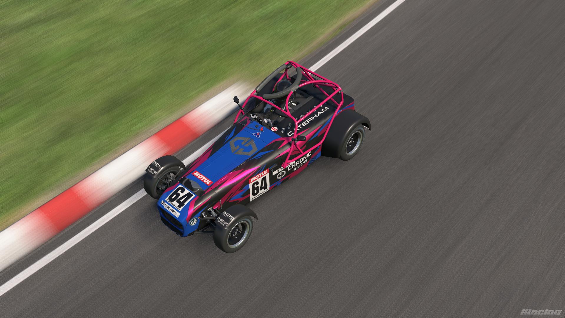 Preview of Chronic Designs Caterham 420R - Pink and Blue by Shane Stanley