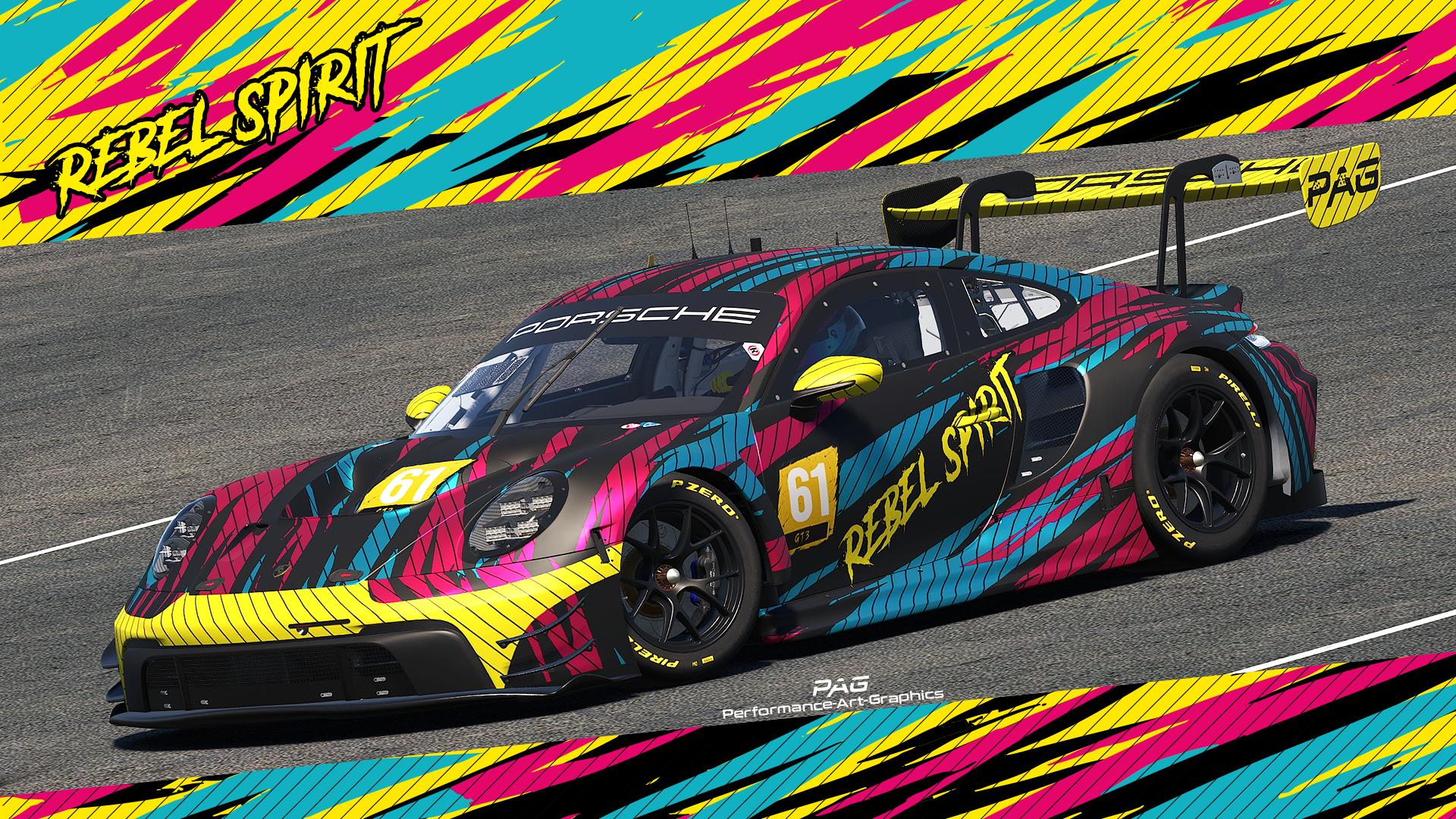 Preview of Porsche 992 GT3R Rebel Spirit by Gio J J.