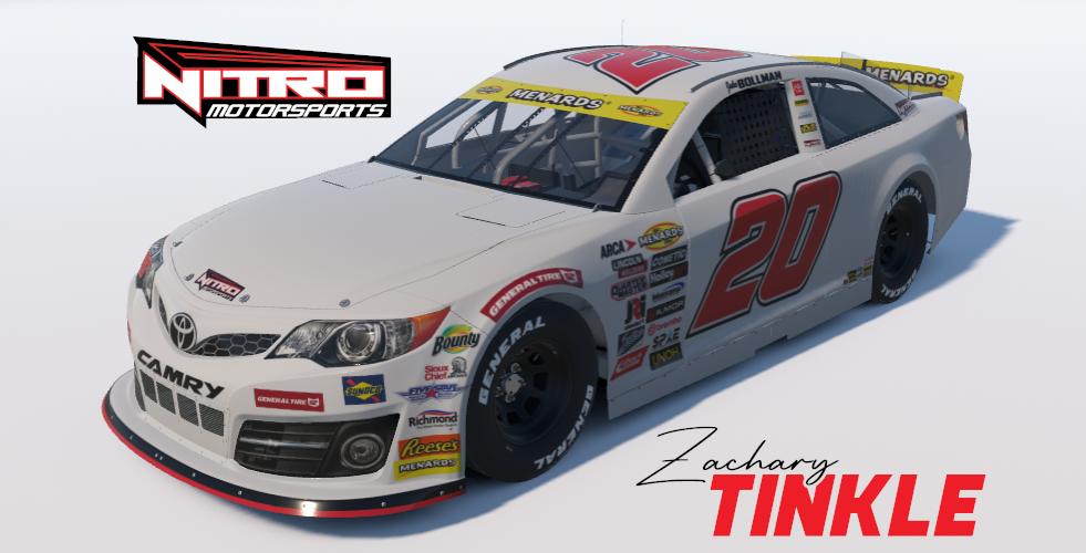 Preview of 2026 Jake Bollman #20 Nitro Motorsports / unsponsored V4 by Zachary Tinkle
