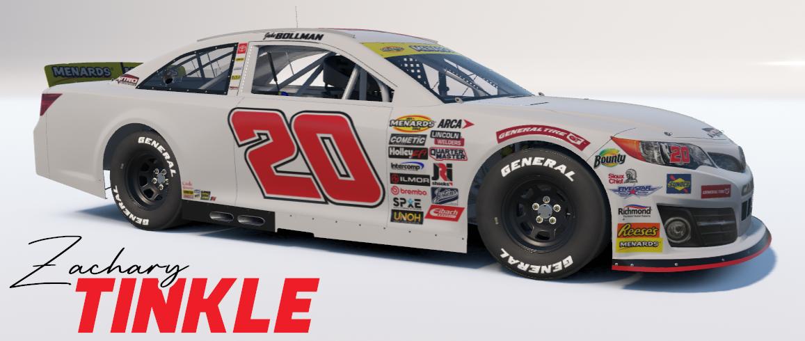 Preview of 2026 Jake Bollman #20 Nitro Motorsports / unsponsored V4 by Zachary Tinkle