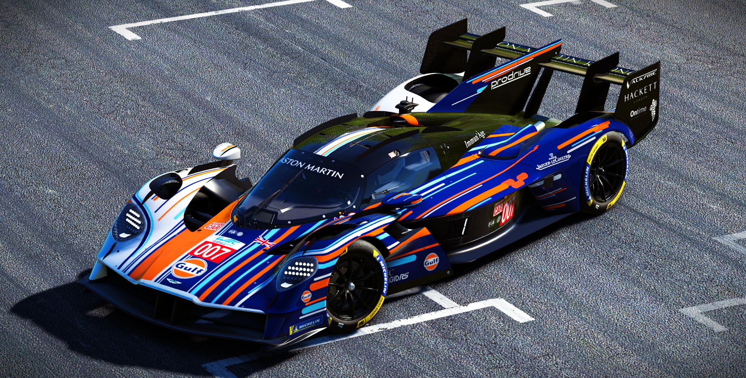 Preview of 2013 Aston Martin Vantage GTE - Gulf Concept Livery by Samuel J Ball