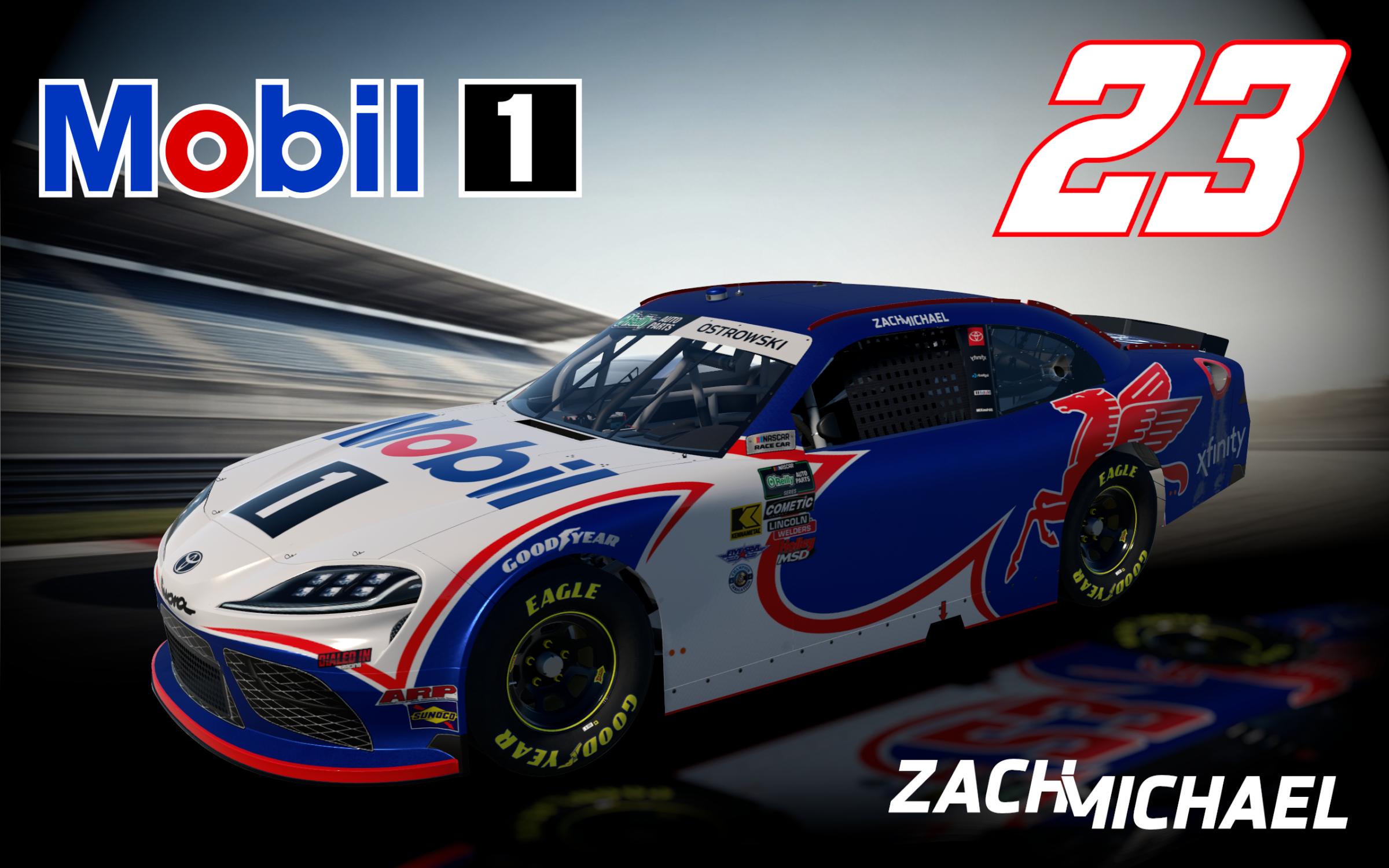 Preview of NO# Zach Michael 2026 Mobil 1 Toyota Supra (Fictional) by Nathaniel O.