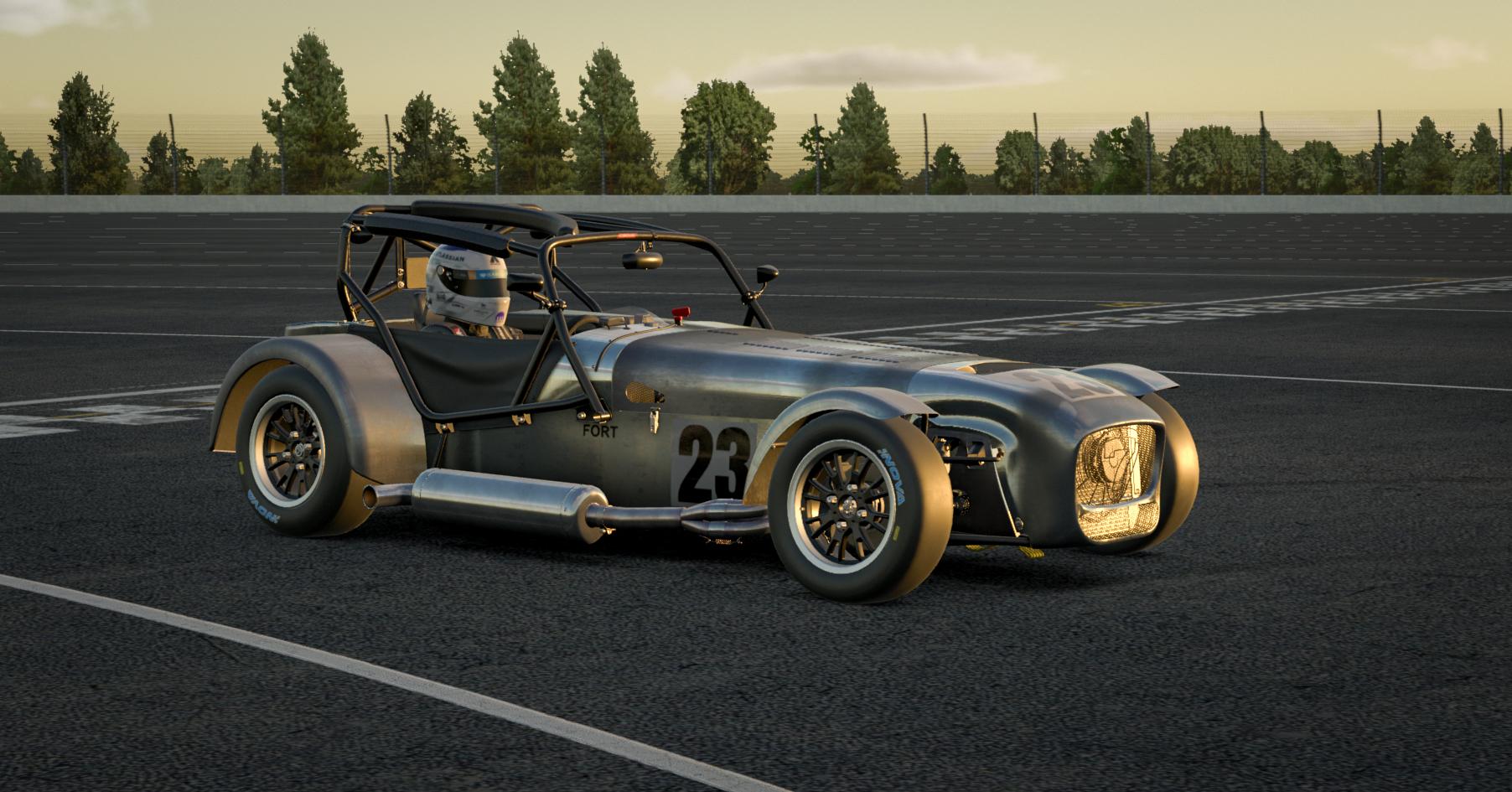 Preview of Bare metal Caterham 420R by Jonathan F.
