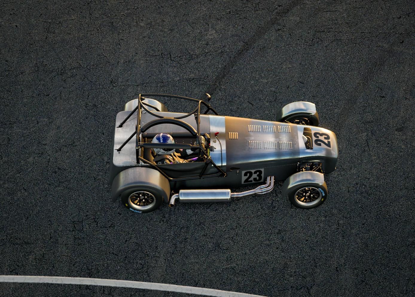 Preview of Bare metal Caterham 420R by Jonathan F.