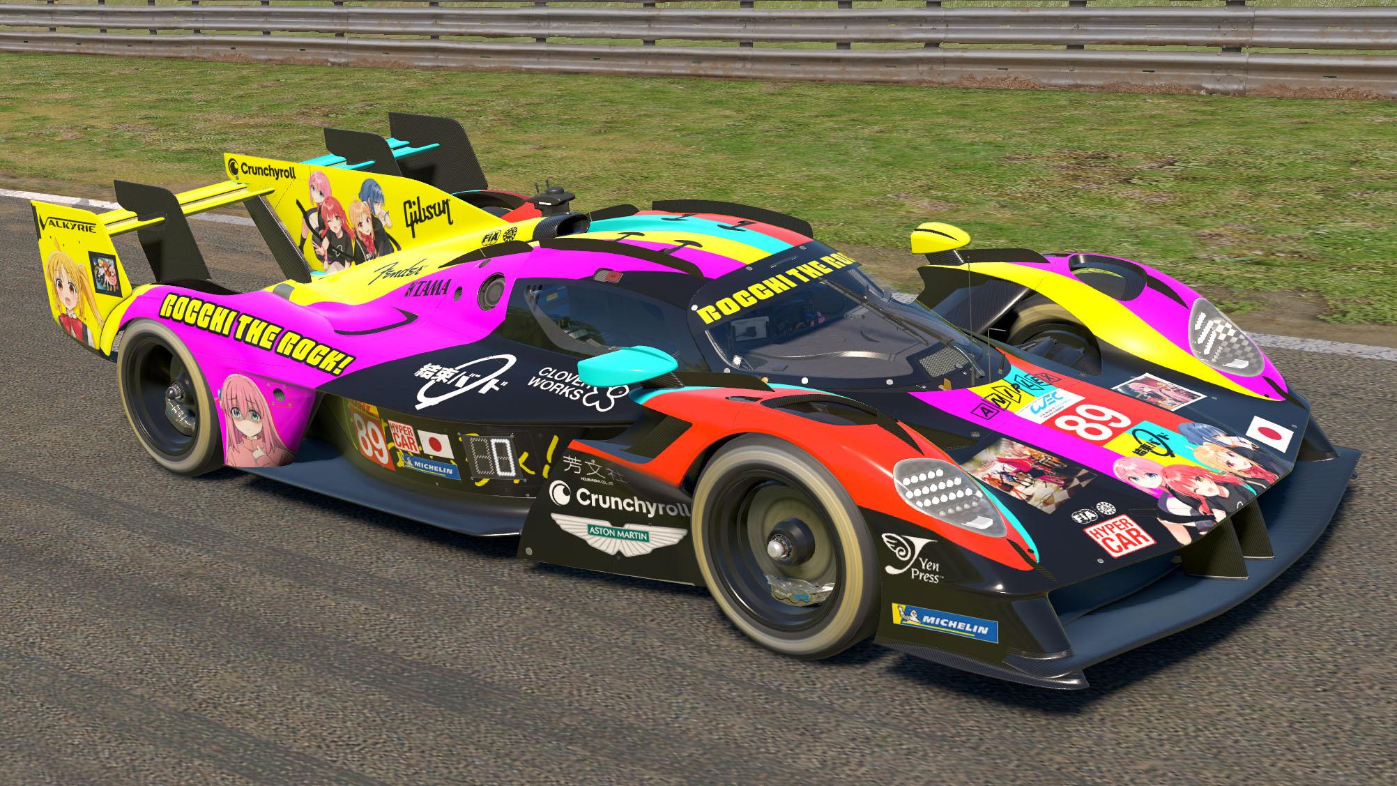 Preview of Bocchi The Rock! Aston Martin Valkyrie AMR-LMH by Jasper De Jong