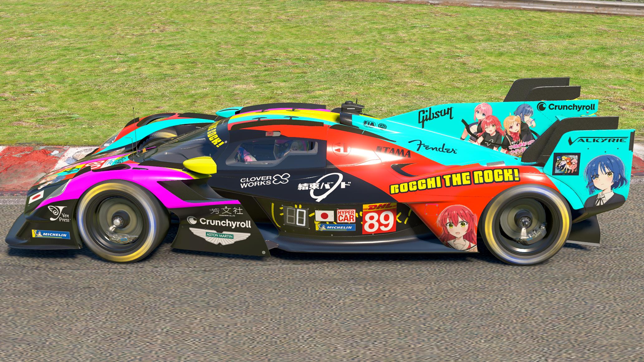 Preview of Bocchi The Rock! Aston Martin Valkyrie AMR-LMH by Jasper De Jong