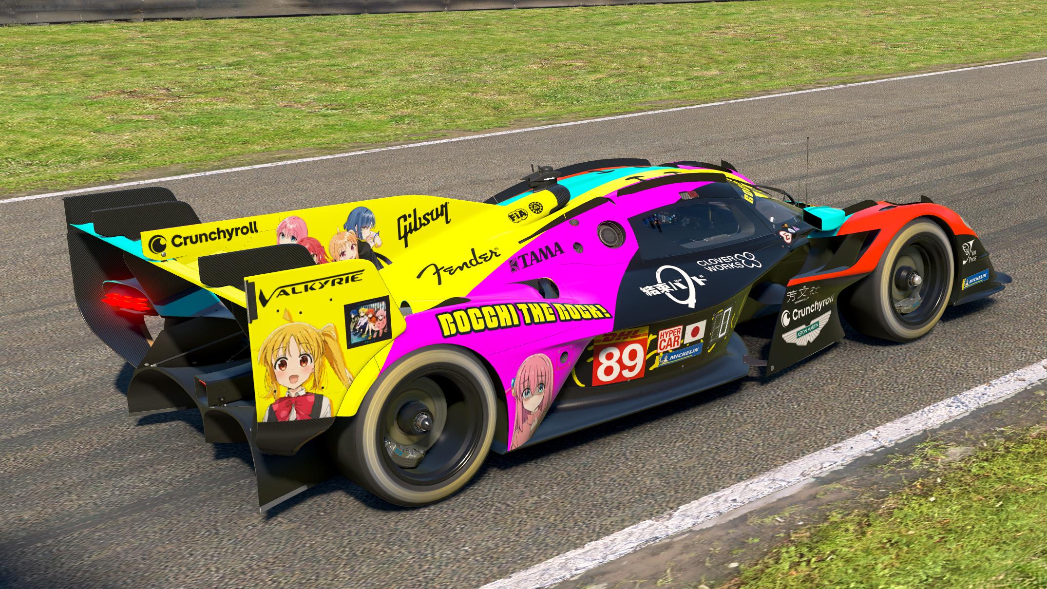 Preview of Bocchi The Rock! Aston Martin Valkyrie AMR-LMH by Jasper De Jong