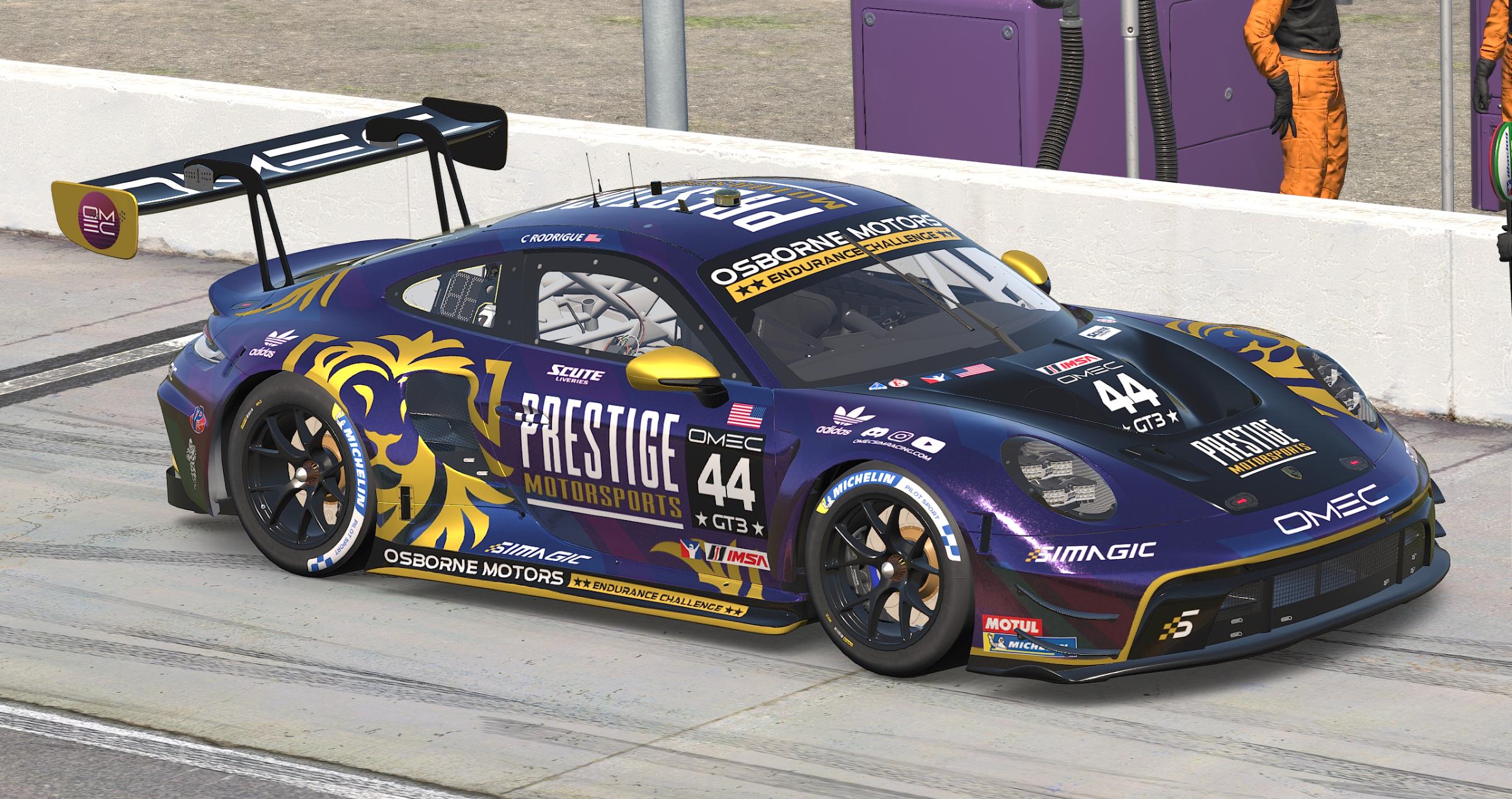 Preview of Prestige Motorsports Porsche 992 GT3 "Tyrian" v1.0 by Patrick Cantrell