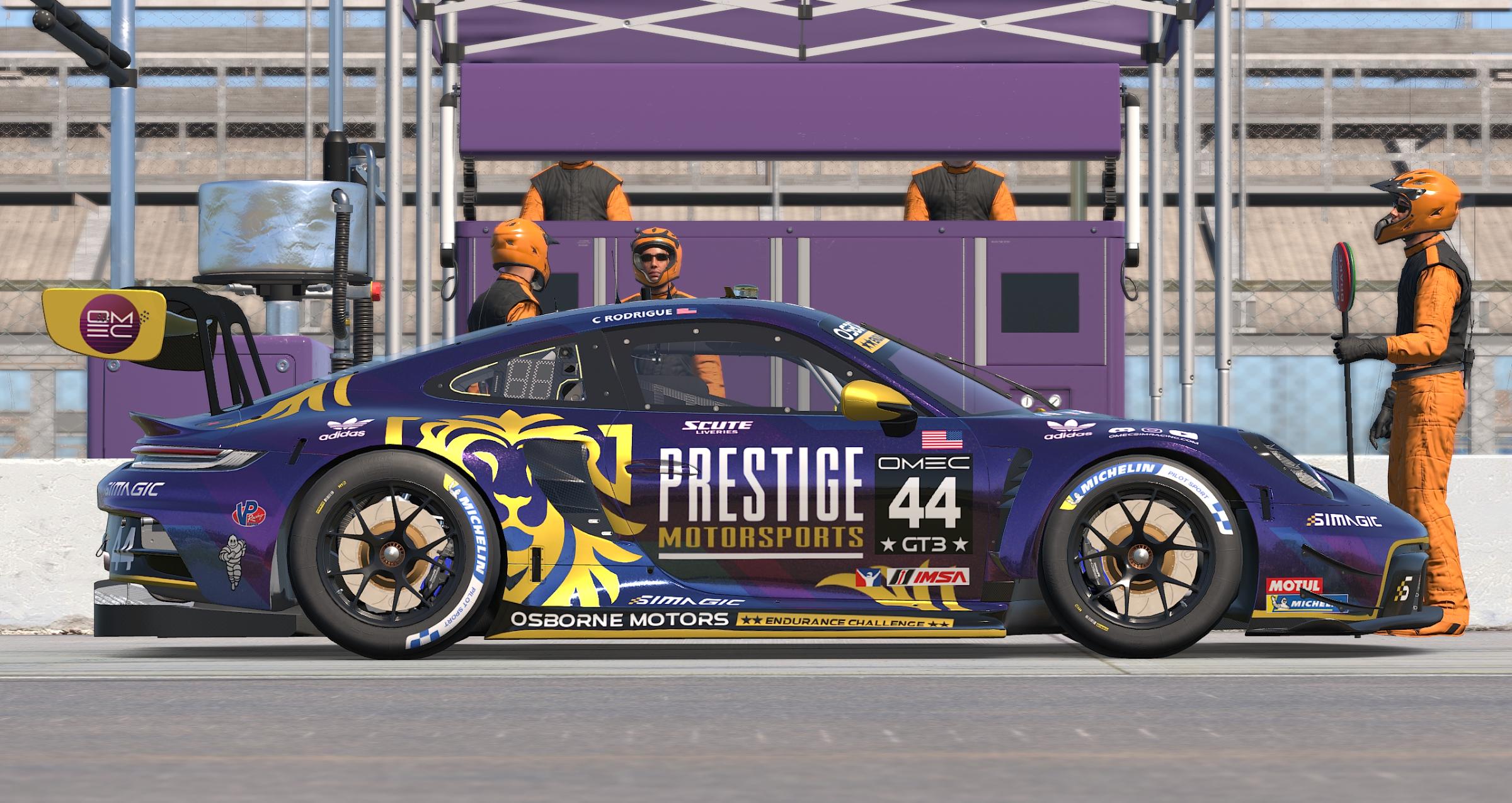 Preview of Prestige Motorsports Porsche 992 GT3 "Tyrian" v1.0 by Patrick Cantrell