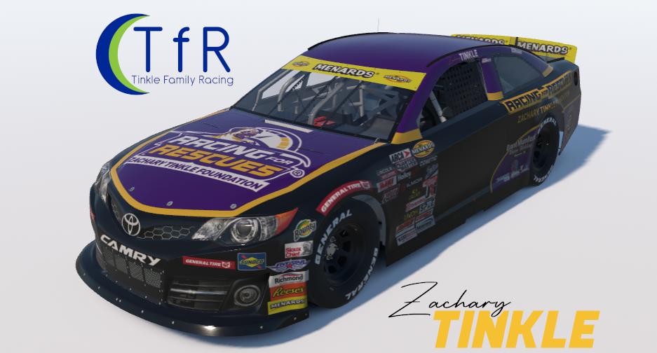 Preview of (No Numbers) 2026 Zachary Tinkle #53 Racing For Rescues / Zachary Tinkle Foundation (Bristol) by Zachary Tinkle