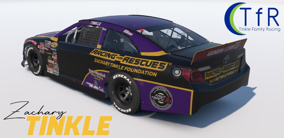 Preview of (No Numbers) 2026 Zachary Tinkle #53 Racing For Rescues / Zachary Tinkle Foundation (Bristol) by Zachary Tinkle