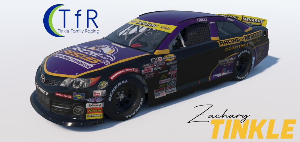 Preview of (No Numbers) 2026 Zachary Tinkle #53 Racing For Rescues / Zachary Tinkle Foundation (Bristol) by Zachary Tinkle