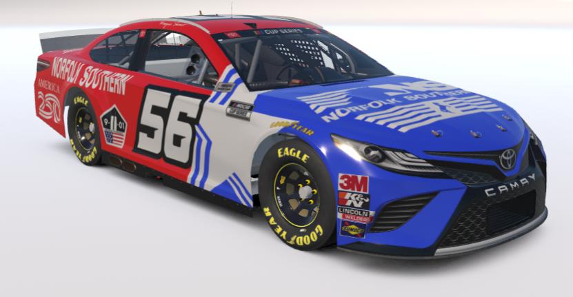 Preview of SGRD Commission - Norfolk Southern America 250 Livery Gen 6 Toyota Camry (Custom 56) by Samuel Greene