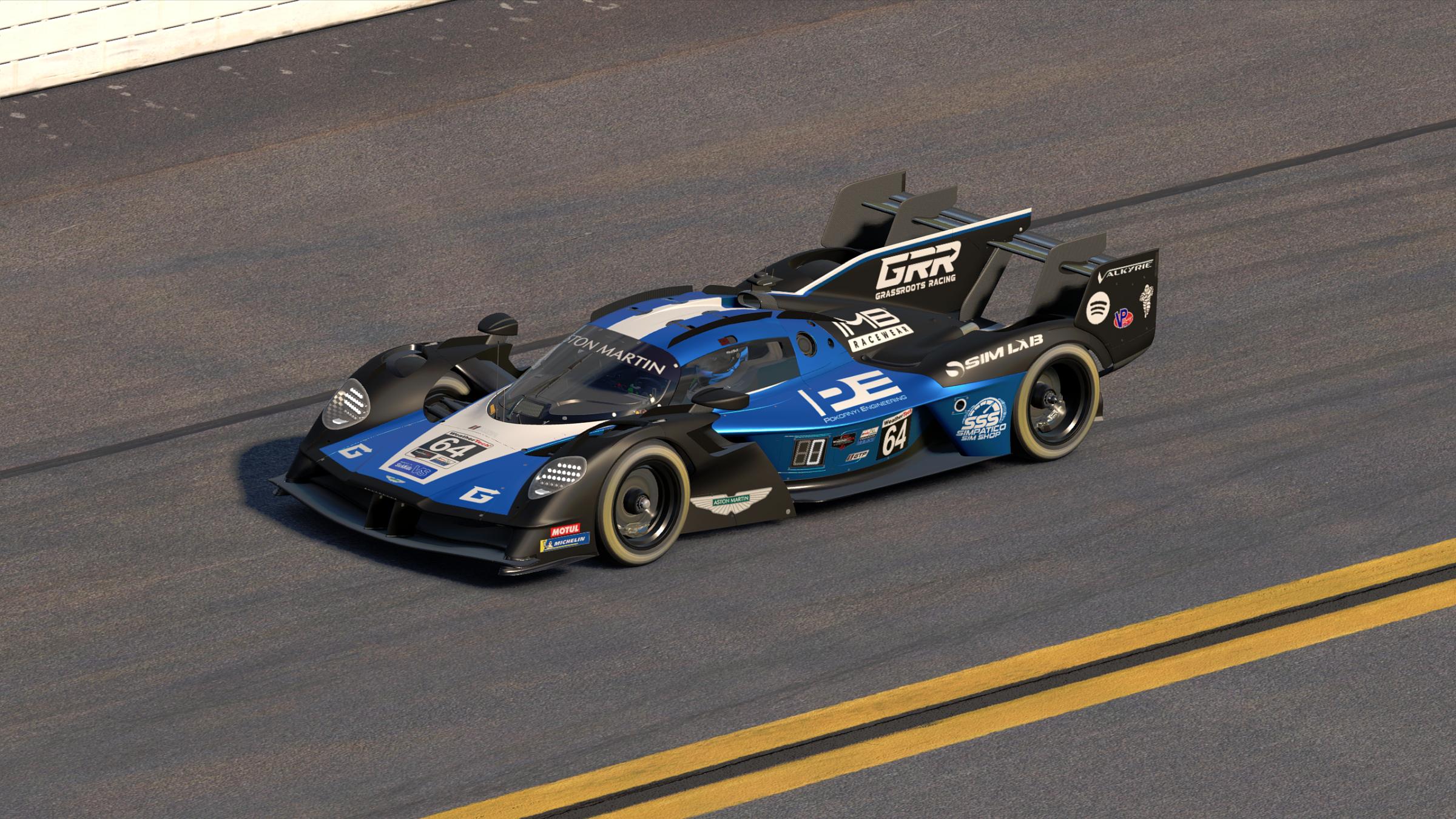 Preview of GRR - Aston Martin Valkyrie AMR-LMH - Electric Blue by Kaden M Seevers
