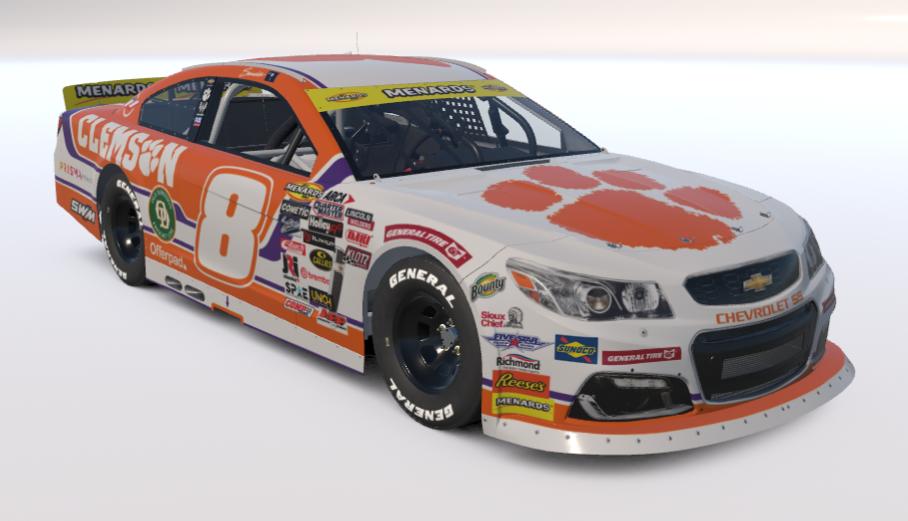 Preview of SGRD Personal Scheme - Clemson ARCA Chevrolet SS (Sim Stamped) by Samuel Greene