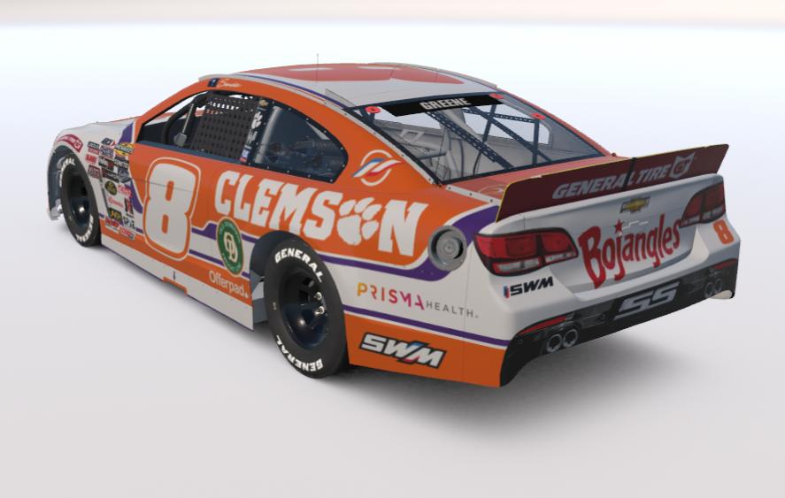 Preview of SGRD Personal Scheme - Clemson ARCA Chevrolet SS (Sim Stamped) by Samuel Greene