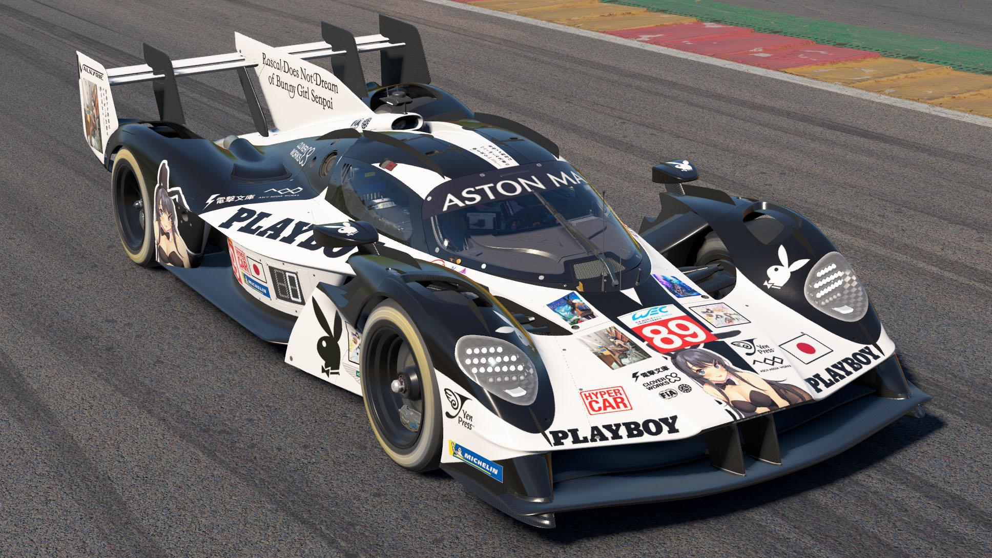 Preview of Mai Sakurajima Playboy Aston Martin Valkyrie AMR-LMH by Jasper De Jong
