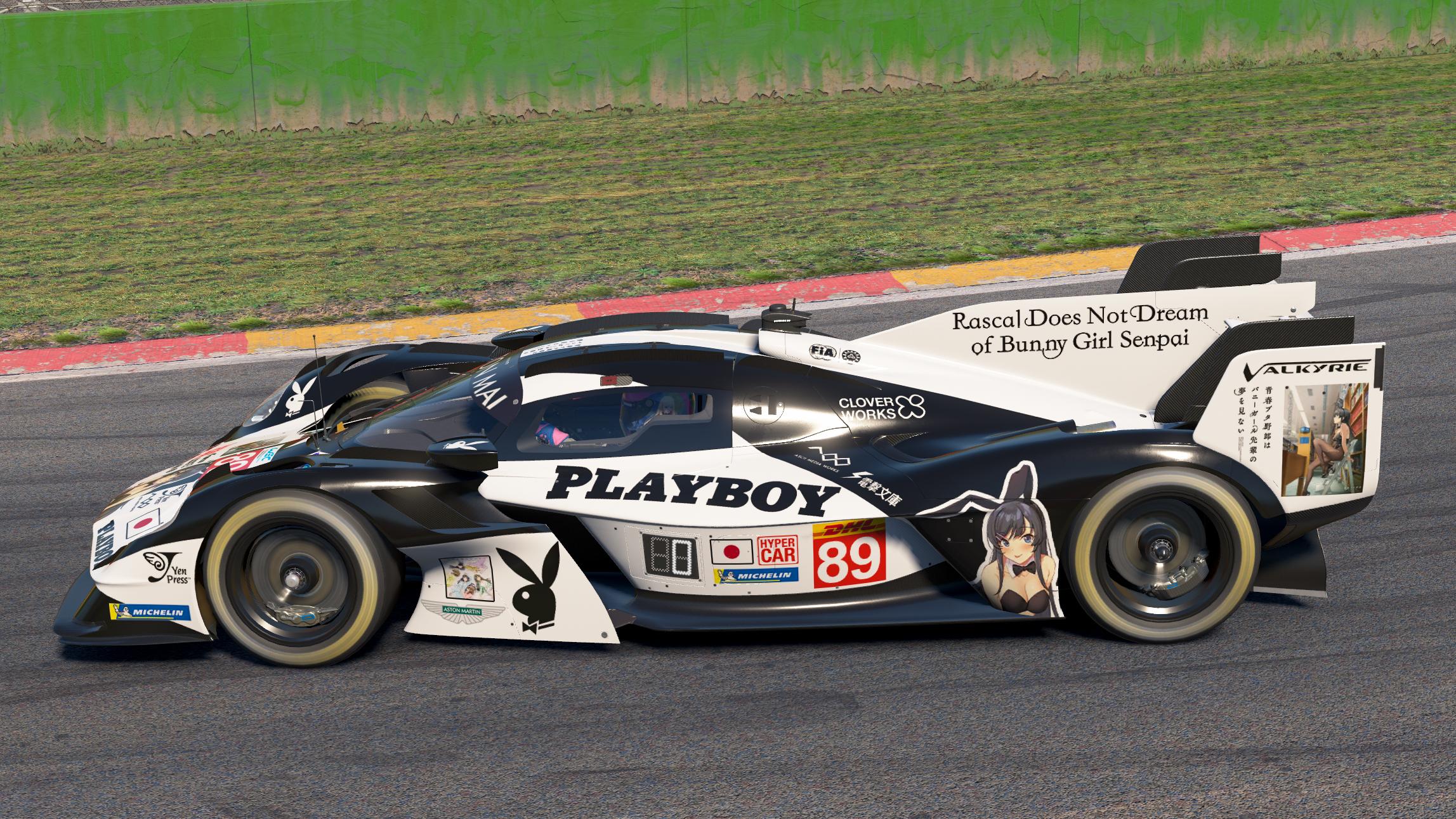 Preview of Mai Sakurajima Playboy Aston Martin Valkyrie AMR-LMH by Jasper De Jong