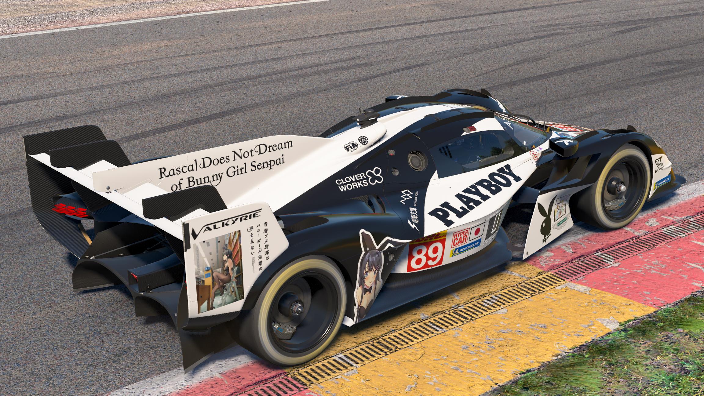 Preview of Mai Sakurajima Playboy Aston Martin Valkyrie AMR-LMH by Jasper De Jong