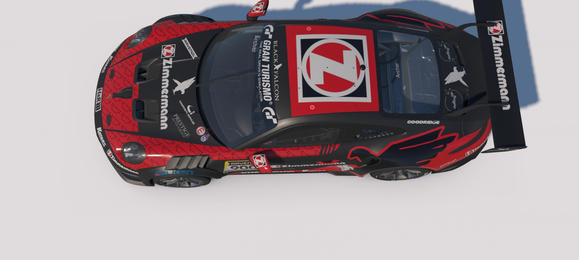Preview of Black Falcon Team Zimmermann car #900 from the NLS Series. by Keith Archer
