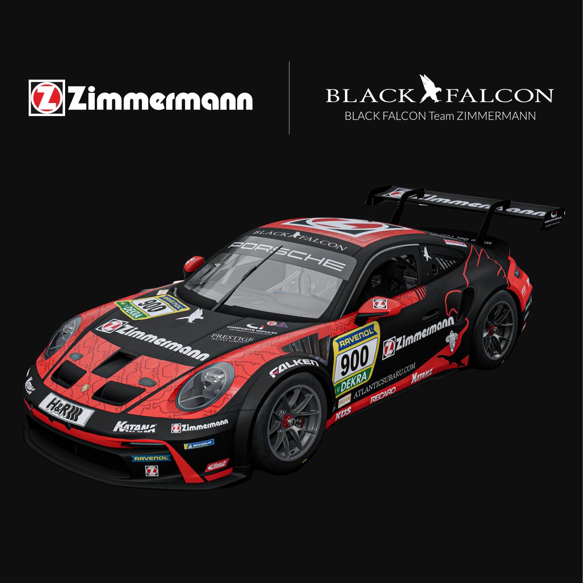 Preview of Black Falcon Team Zimmermann car #900 from the NLS Series. by Keith Archer