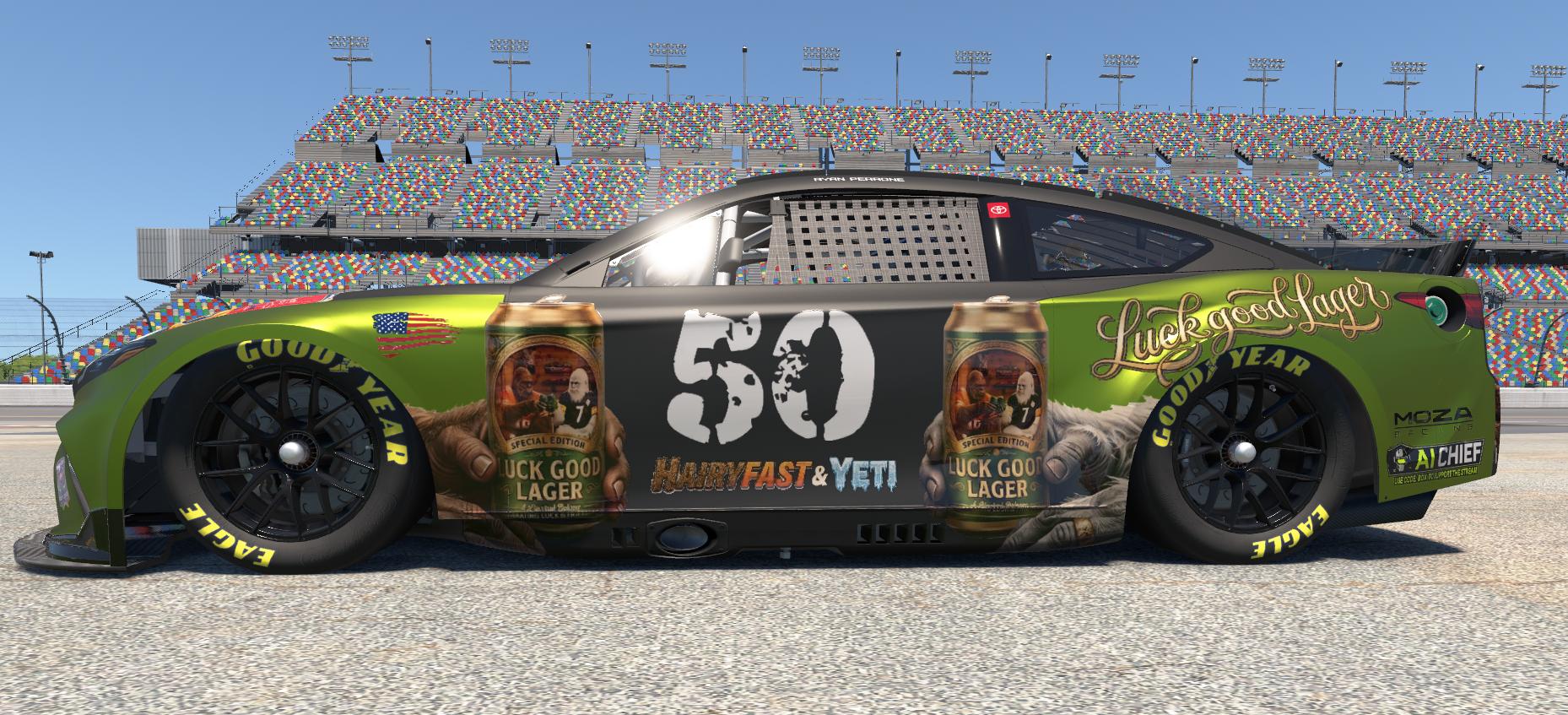 Preview of Luck good LAger / HairyFat & Yeti by Ryan P.