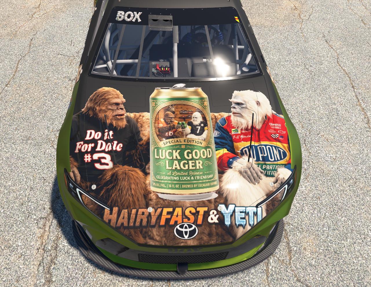 Preview of Luck good LAger / HairyFat & Yeti by Ryan P.