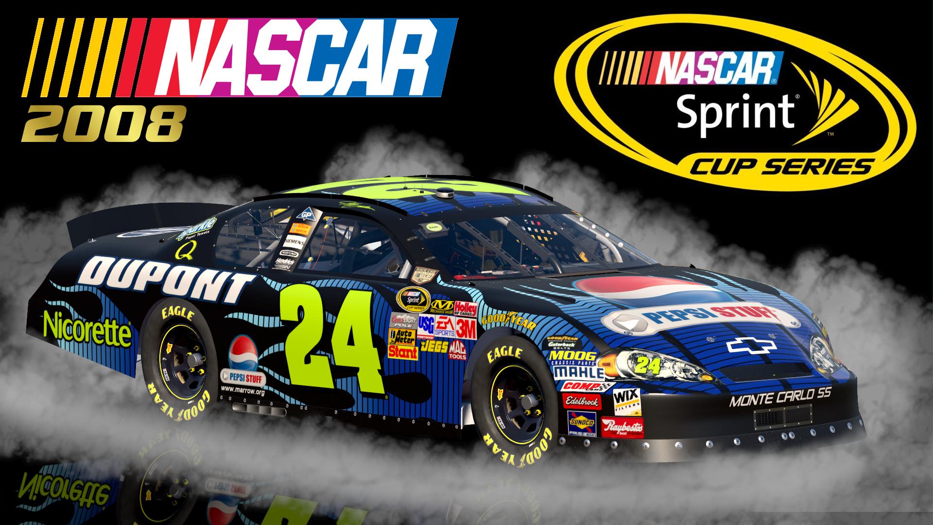 Preview of (Fictional) #24 Jeff Gordon 2008 Pepsi Stuff Chevrolet Monte Carlo SS Sim Stamped Number by Christian Budd