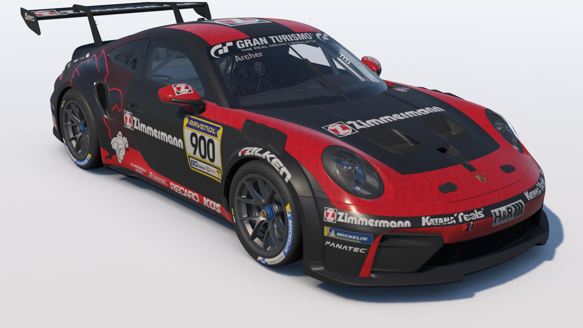 Preview of Black Falcon Team Zimmermann 2026 season livery refresh by Keith Archer