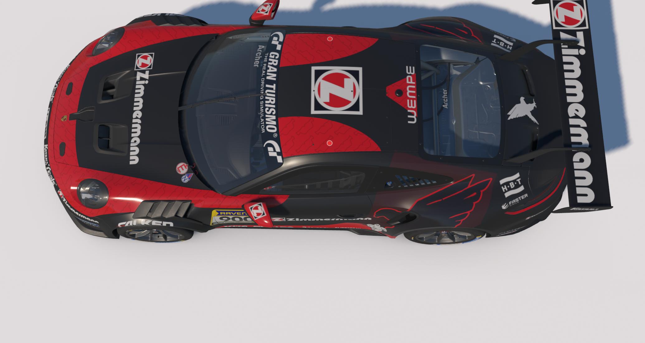 Preview of Black Falcon Team Zimmermann 2026 season livery refresh by Keith Archer