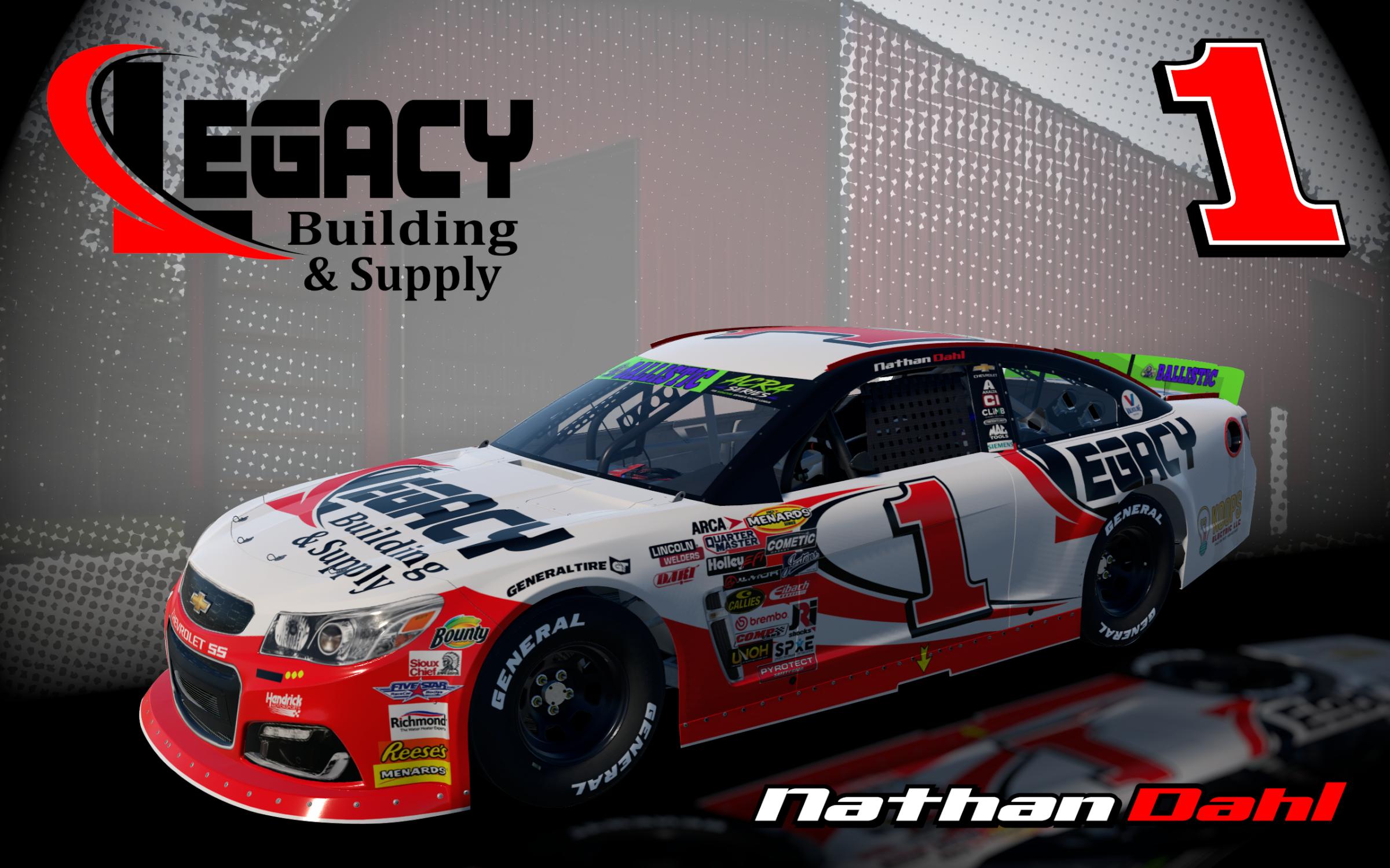 Preview of Nathan Dahl 2026 Legacy Building ARCA Chevrolet (Fictional) by Nathaniel O.