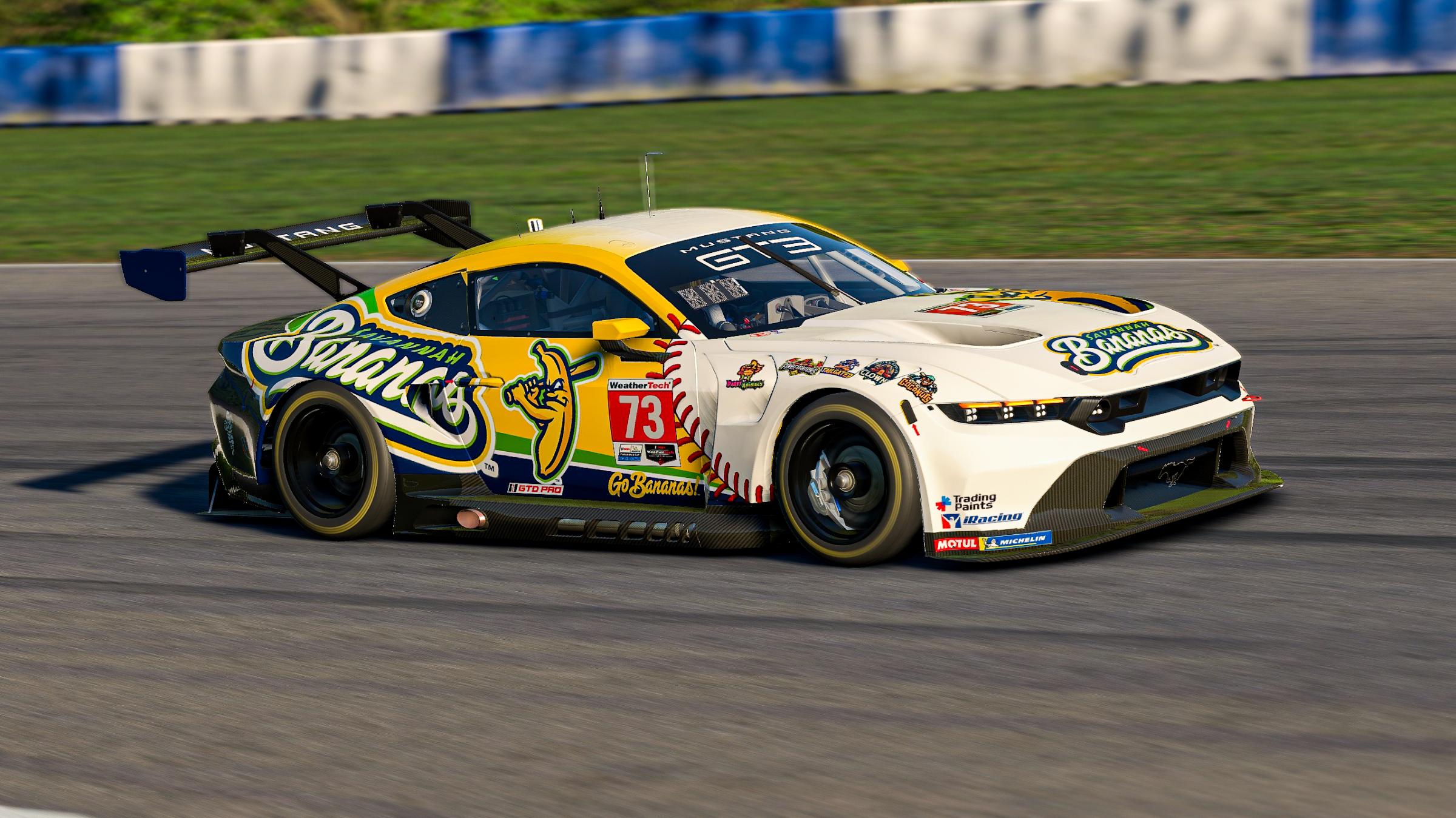 Preview of Savannah Bananas - Mustang GT3 by Jason Jones22