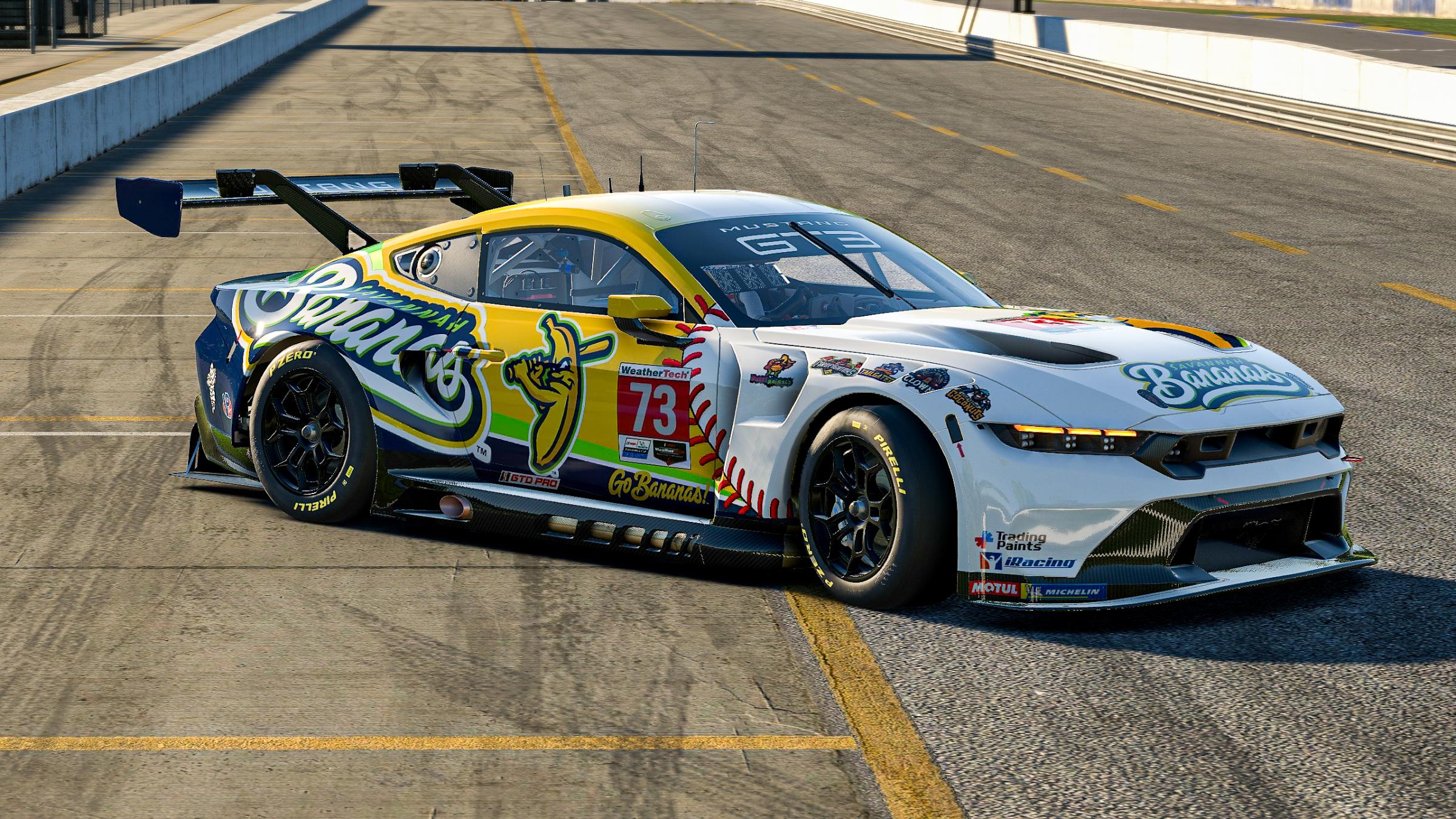 Preview of Savannah Bananas - Mustang GT3 by Jason Jones22