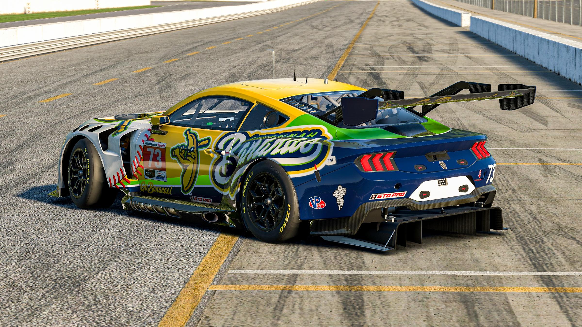 Preview of Savannah Bananas - Mustang GT3 by Jason Jones22