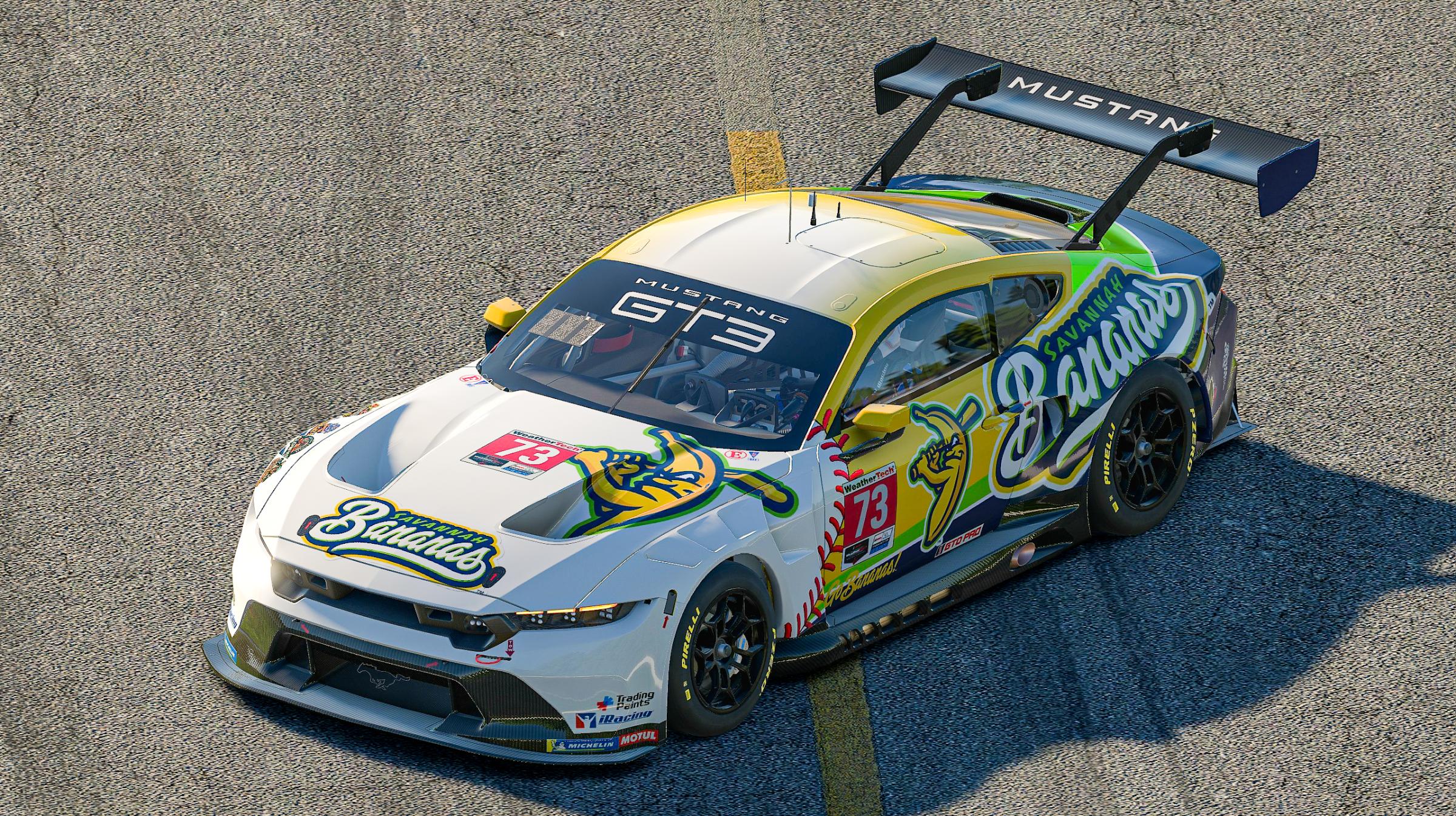 Preview of Savannah Bananas - Mustang GT3 by Jason Jones22