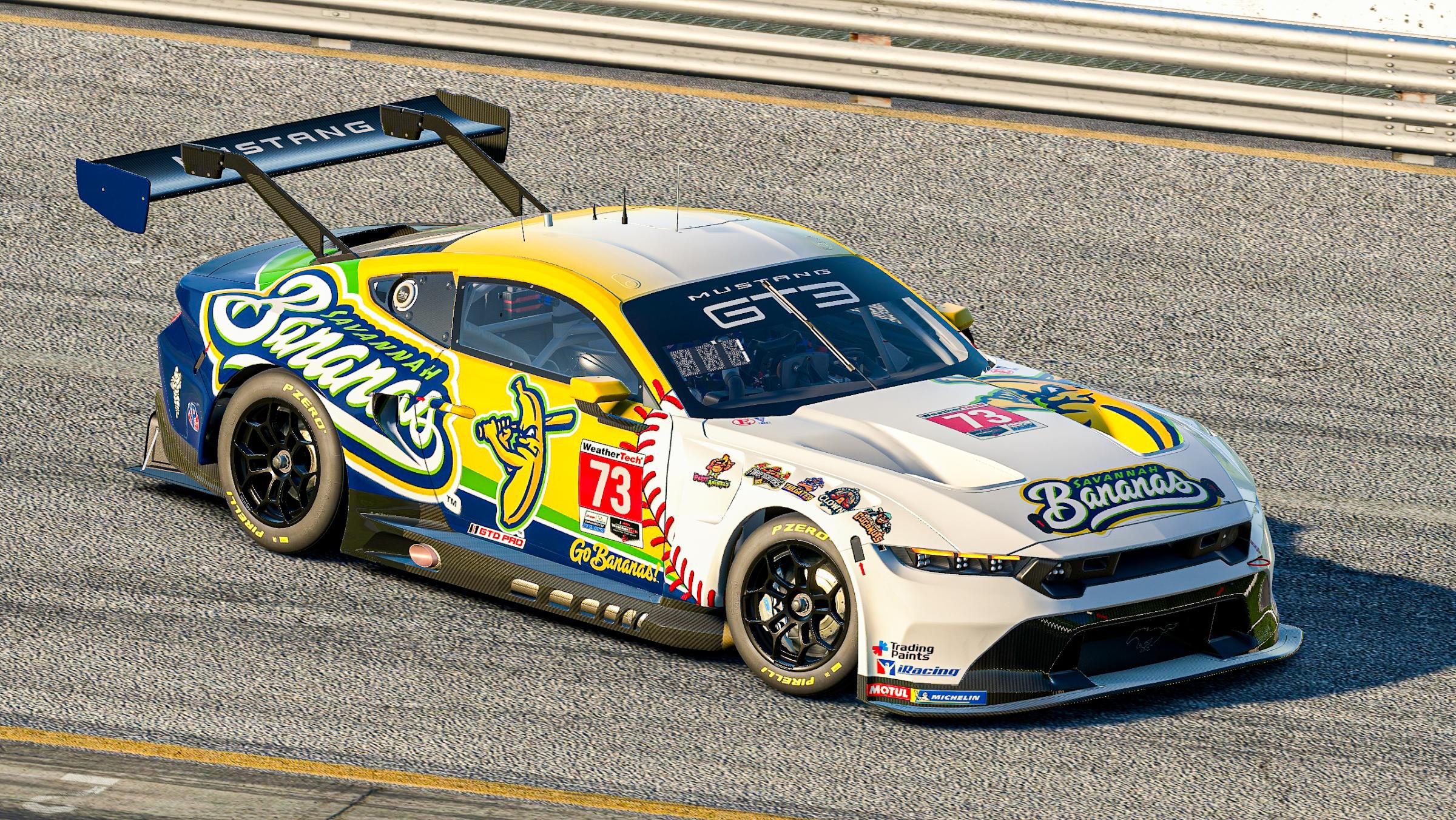 Preview of Savannah Bananas - Mustang GT3 by Jason Jones22