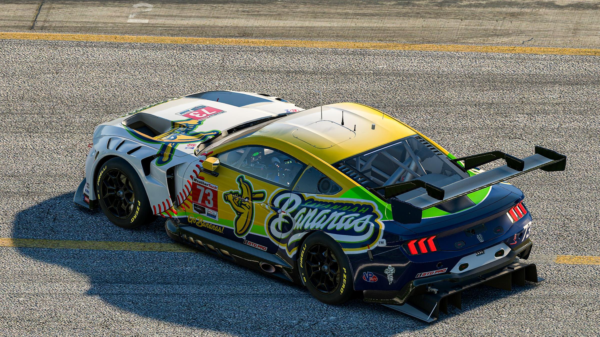 Preview of Savannah Bananas - Mustang GT3 by Jason Jones22