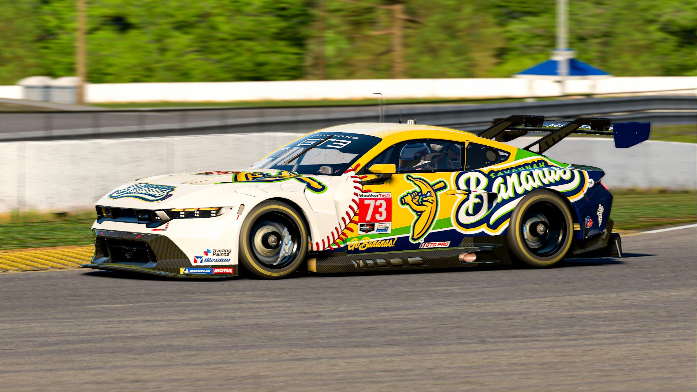 Preview of Savannah Bananas - Mustang GT3 by Jason Jones22