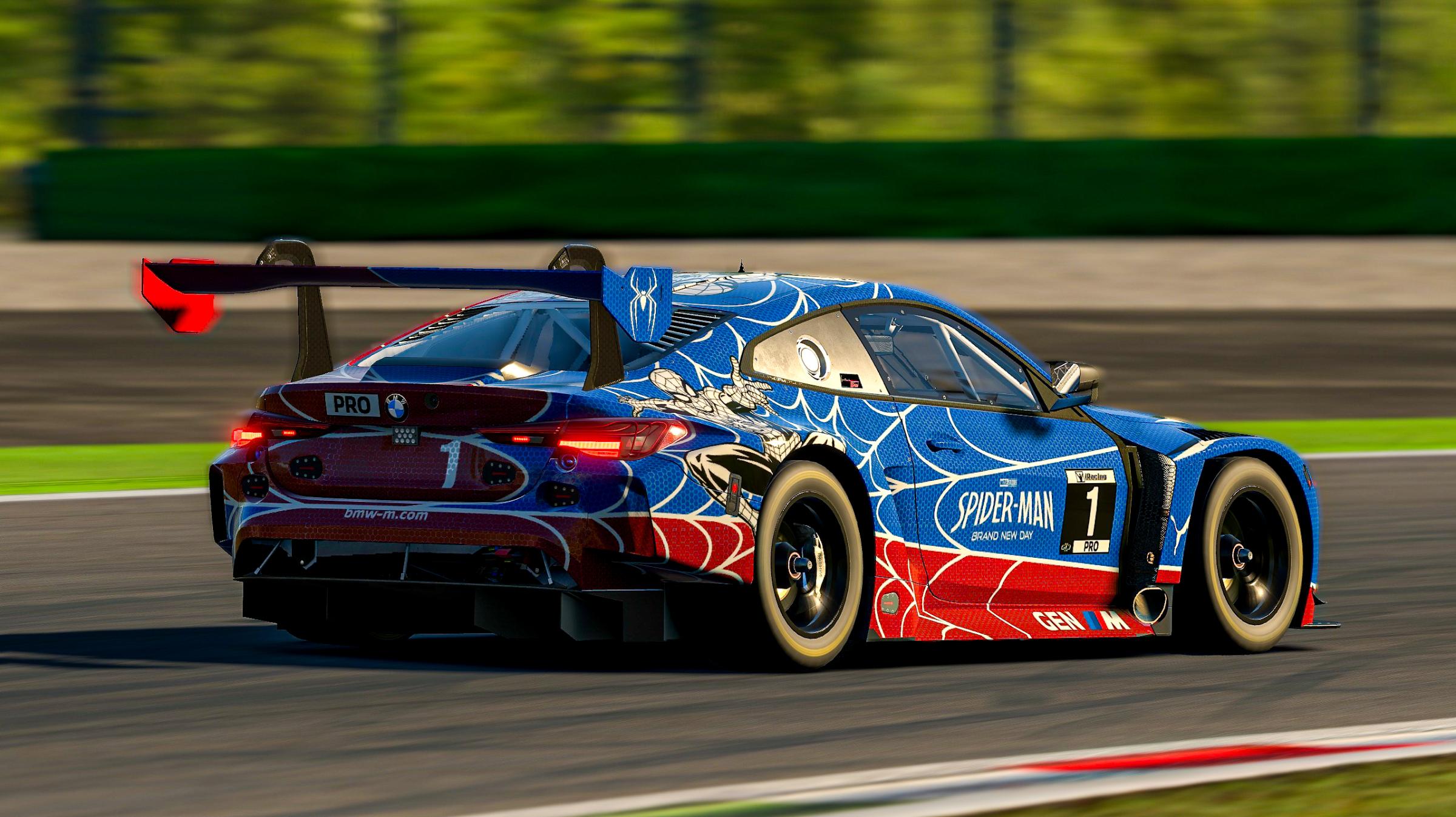 Preview of Spider-Man BMW M4 GT3 EVO by Jason Jones22